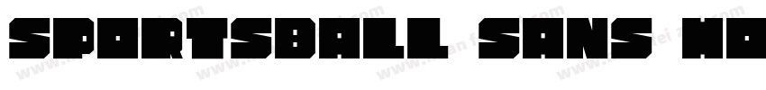 Sportsball Sans Holl字体转换